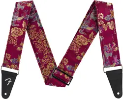 FENDER ACCESSORIES SATIN DRAGON STRAP - WINE