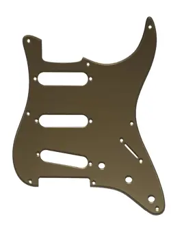 NEW 1 PLY ACRYLIC GOLD FOR US FENDER 57' 8 SCREW STRAT STYLE GUITAR PICKGUARD