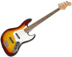 ELECTRIC BASS GUITAR FENDER JB-53 SUNBURST MADE IN JAPAN S/N S048770