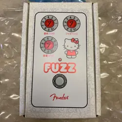 NEW FENDER HELLO KITTY FUZZ WHITE GUITAR EFFECT PEDAL