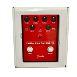 EXCELLENT CONDITION FENDER SANTA ANA OVERDRIVE PEDAL FENDER EFFECT OVERDRIVE