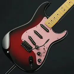 USED KEN STRATOCASTER GALAXY RED SN.JD18000892 FENDER MADE IN JAPAN NO.RG1980
