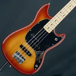 USED PLAYER MUSTANG BASS PJ SIENNA SUNBURST/MAPLE FENDER MEX SLIGHTLY NO.RG1856