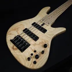 FODERA EMPEROR 5 STRING STANDARD SPECIAL CHAMBERED, ASH FLAME