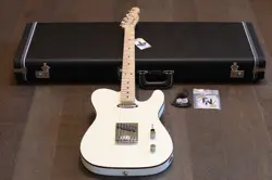 NOS! 2018 FENDER CUSTOM SHOP DELUXE TELECASTER PEARL WHITE + COA OHSC