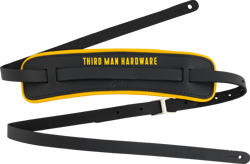 LEATHER STRAP BLACK/YELLOW