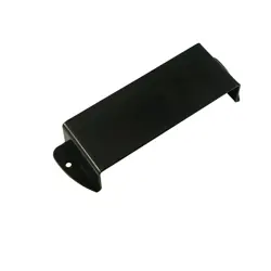 SQUARE METAL PICKUP COVER FOR FENDER JAZZ BASS BLACK