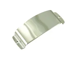 ROUND METAL PICKUP COVER FOR FENDER JAZZ BASS CHROME