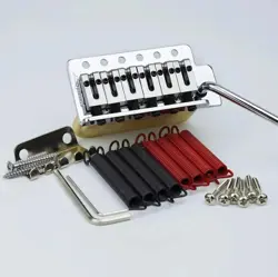 ROLLER SADDLES GUITAR BRIDGE TREMOLO. BRASS BLOCK FIT FENDER STRATOCASTER STRAT