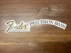FENDER 1970'S STYLE PRECISION BASS WATERSLIDE DECAL