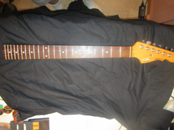 G&L ( LEO FENDER ) LEGACY  07' TRIBUTE  GUITAR NECK, ROSEWOOD,  W/  TUNERS