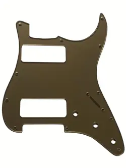 FITS FENDER STRATOCASTER STRAT P90 2 PICKUP GUITAR PICKGUARD,1 PLY ACRYLIC GOLD