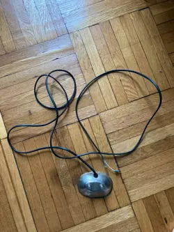 VINTAGE FENDER 2 BUTTON FOOTSWITCH (RCA) - MISSING RCA TIP AND PLASTIC BOTTOM