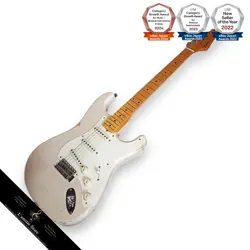 FENDER CUSTOM SHOP 1957 STRATOCASTER RELIC WHITE BLONDE 2016