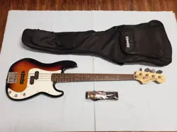 2000 FENDER SQUIER STANDARD PRECISION PJ BASS TOBACCO BURST - UPGRADED