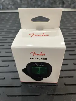 FENDER FT-1 PRO CLIP ON CHROMATIC TUNER FOR GUITAR, BASS, VIOLIN, UKULELE - NEW