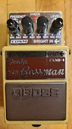 BOSS FENDER FBM-1 '59 BASSMAN PEDAL 2007