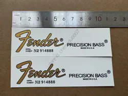 HEADSTOCK WATERSLIDE STICKERS