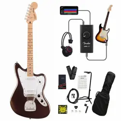 SQUIER BY FENDER AFFINITY SERIES JAGUAR MAPLE FINGERBOARD WHITE PICKGUARD MYSTIC