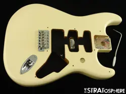 FENDER JIMMIE VAUGHAN STRAT BODY W/ HARDWARE, STRATOCASTER, OLYMPIC WHITE!