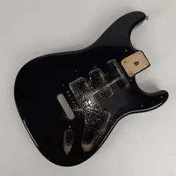 BLACK SPARKLE STARCASTER STRATOCASTER 45MM GUITAR BODY BY FENDER