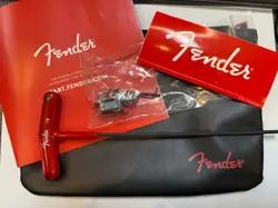 FENDER ACCESSORY BAG POUCH BLACK CASE CANDY STRATOCASTER TELECASTER, TRUSS TOOL