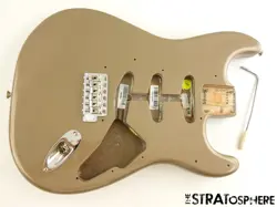 FENDER AV II AMERICAN VINTAGE 1965 STRAT BODY & HARDWARE SHORELINE GOLD.