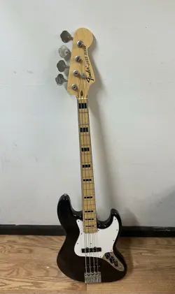 FENDER JAPAN GEDDY LEE RUSH SIGNATURE CIJ JAZZ BASS BLACK