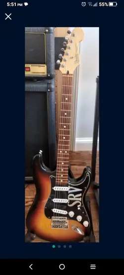 2002 FENDER MIM STRATOCASTER W/NEW HARDSHELL CASE