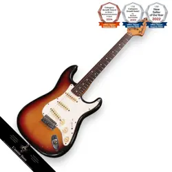 FENDER 1974 STRATOCASTER SUNBURST ELECTRIC GUITAR WITH ROSEWOOD FRETBOARD