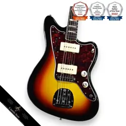 FENDER 1966 JAZZMASTER SUNBURST BINDING WITH BLOCK INLAY