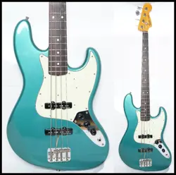 97-'00 FENDER JAPAN B62-75US OCEAN TURQUOISE METALLIC DUNCAN MIJ JAZZ BASS W/HSC