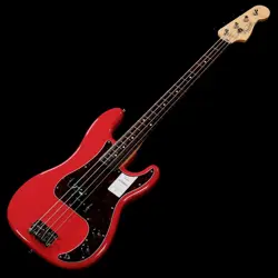 FENDER  MADE IN JAPAN HYBRID II PRECISION BASS, ROSEWOOD MODENA RED JD24030381