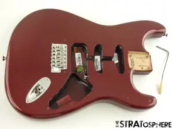 AMERICAN PERFORMER FENDER STRATOCASTER STRAT BODY & HARDWARE USA, AUBERGINE