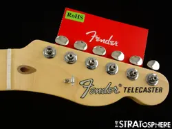 FENDER AMERICAN PERFORMER TIMBER TELECASTER NECK +TUNERS TELE, MODERN 