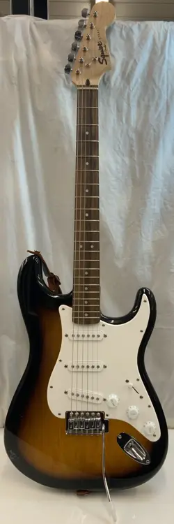 SQUIER STRAT BY FENDER S/N:ICS18234801 6-STRING ELECTRIC GUITAR