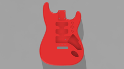 GUITAR BODY 3D