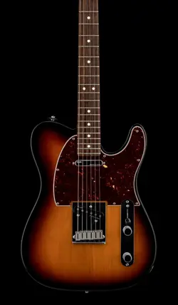 FENDER AMERICAN STANDARD TELECASTER (1995) - 3-COLOR SUNBURST #48939 WITH CASE