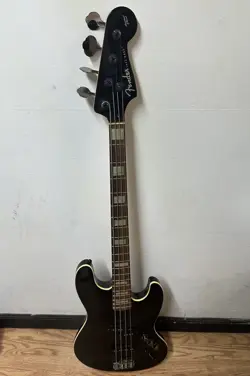 FENDER AERODYNE JAZZ BASS BLACK ELECTRIC BASS GUITAR