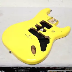 YELLOW STRAT GUITAR