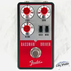 USED FENDER BASSMAN DRIVER OVERDRIVE GUITAR EFFECTS PEDAL â™«