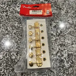 BRAND NEW GENUINE FENDER VINTAGE STYLE TUNING KEYS FOR MEXICAN REISSUES - GOLD