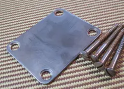 NECK PLATE   SLOT SCREWS AGED RELIC FITS FENDER USA TELECASTER NOCASTER '51 '52