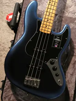 FENDER AMERICAN PROFESSIONAL II JAZZ BASS DARK NIGHT 2021 ELECTRIC BASS GUITAR