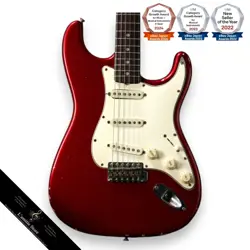 FENDER 1965 STRATOCASTER CANDY APPLE RED USED VINTAGE ELECTRIC GUITAR