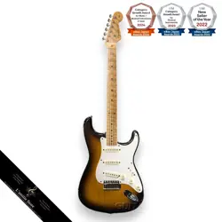 FENDER 1957 STRATOCASTER VINTAGE SUNBURST, MAPLE NECK, ORIGINAL CONDITION