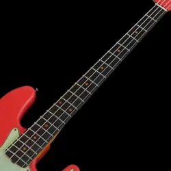 FENDER CUSTOM SHOP 1963 JAZZ BASS JOURNEYMAN RELIC FIESTA RED USED