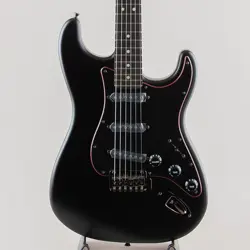 FENDER MADE IN JAPAN LIMITED HYBRID II STRATOCASTER NOIR BLACK ROSEWOOD FINGERBO