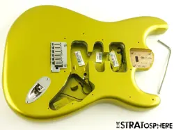 FENDER AMERICAN ULTRA II STRATOCASTER STRAT BODY + HARDWARE, USA, SOLAR FLARE