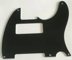 FOR FENDER ESQUIRE TELECASTER 5-HOLE P90 GUITAR PICKGUARD,3 PLY BLACK